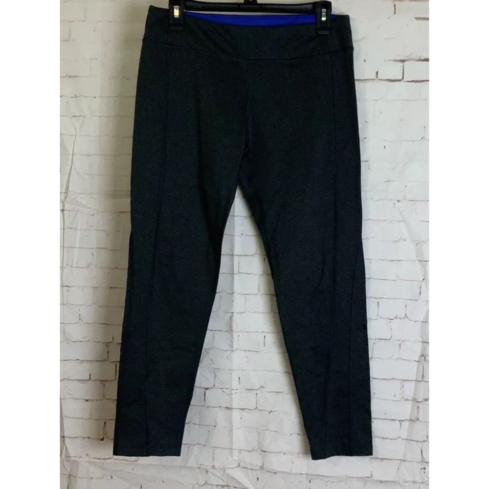 Womens Dark Gray Quick Dry Performance Capri Pants Size M